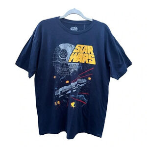 Star Wars Navy Graphic TShirt // Size XL
